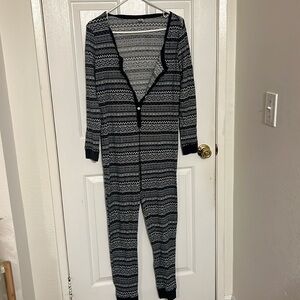 Adult med Onsie PJ's - grey